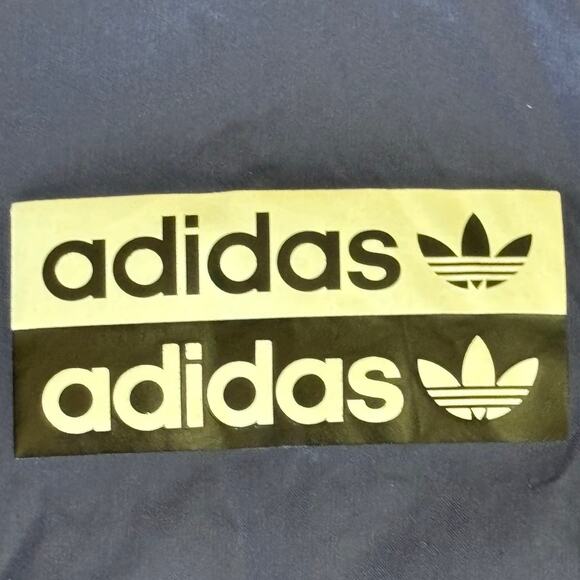 Adidas Originals Blue Windbreaker Shell Jacket Women’s M - Picture 8 of 9